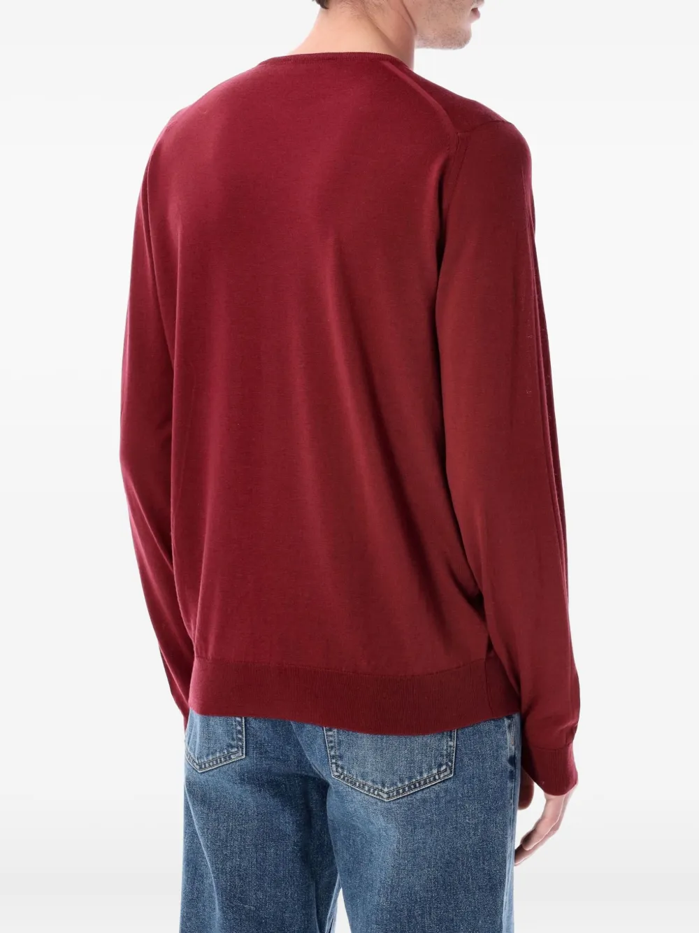 John Smedley Lundi sweater - Rood