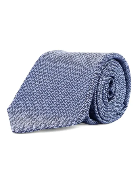 Kiton corbata con motivo