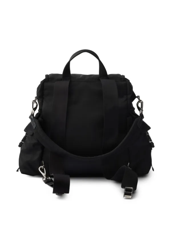 Prada Explore Drawstring Backpack | Black | FARFETCH