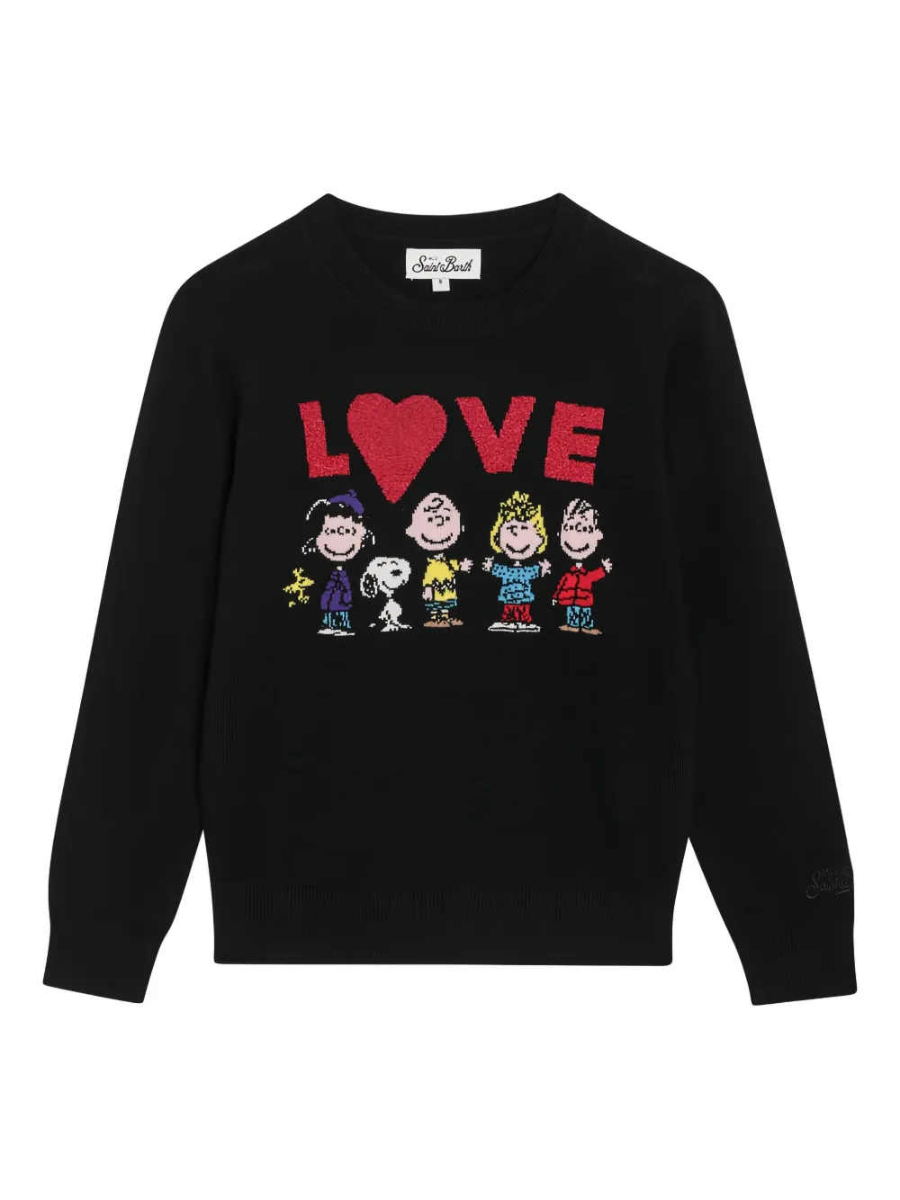 MC2 Saint Barth Kids x Peanuts クルーネック セーター - ブラック MC2 Saint Barth Kids x Peanuts クルーネック セーター - ブラック