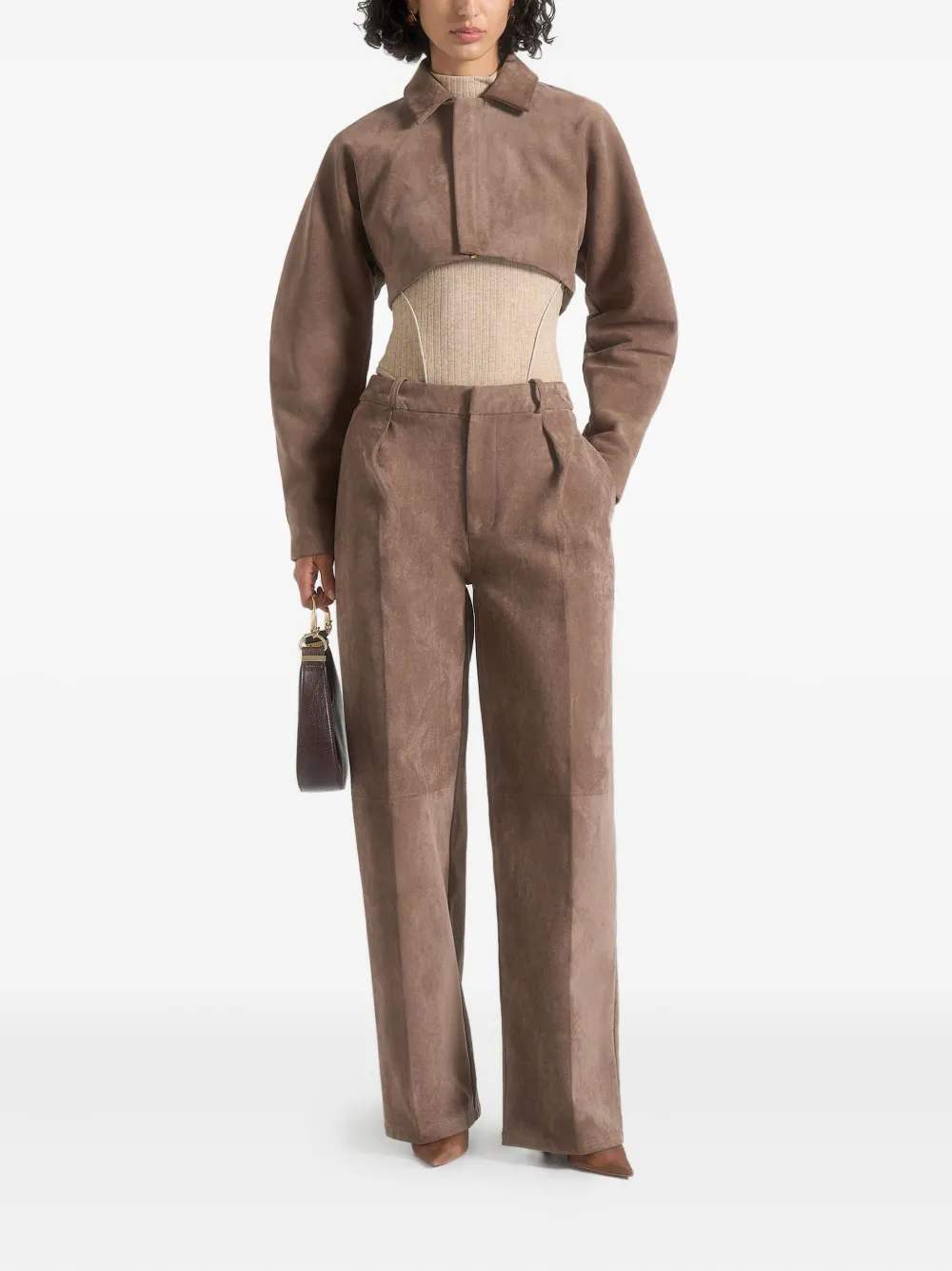 Manière De Voir Elya balloon-sleeve jacket | Cropped Jackets | Image 2