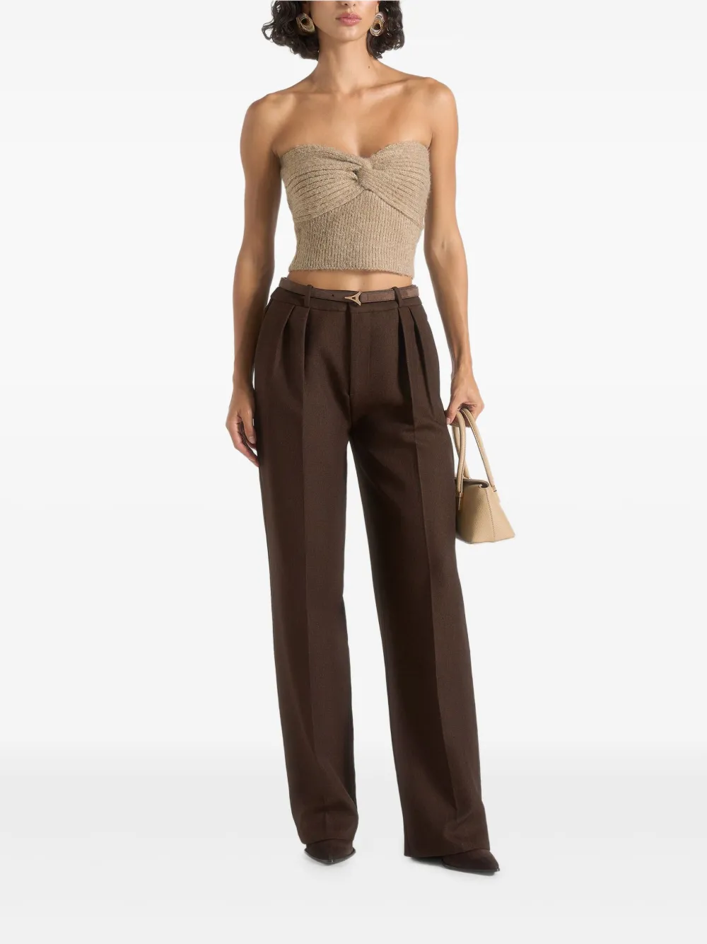 Manière De Voir Emya twisted bandeau shawl top | T-Shirts & Jersey Shirts | Image 2