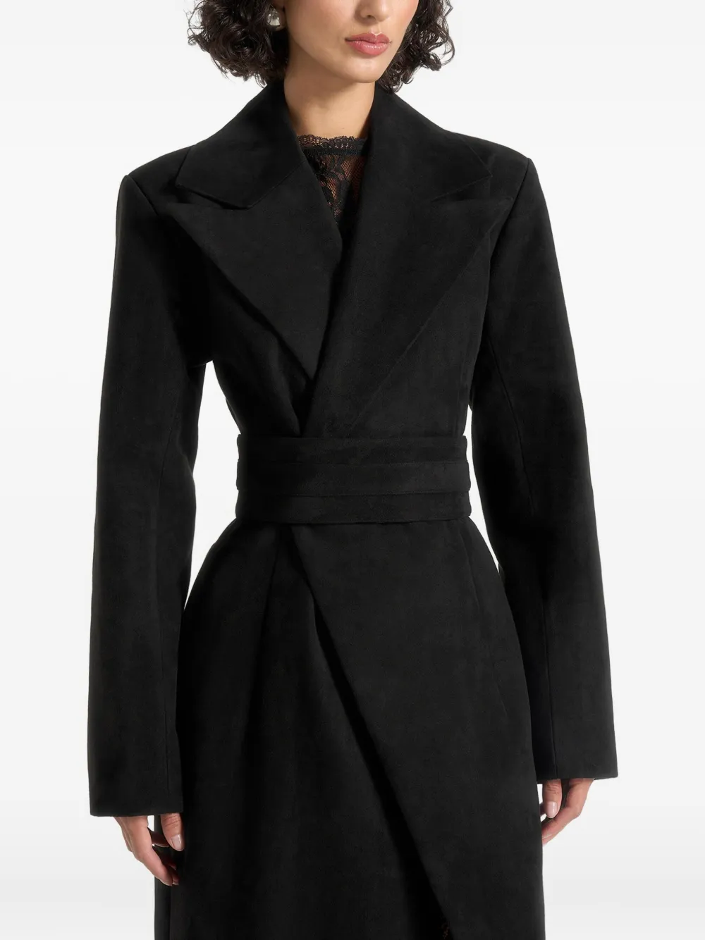 Manière De Voir Asymmetrischer Esma Mantel In Black