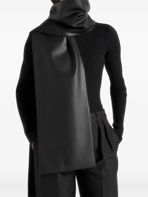 Manière De Voir Melia reversible Eiffel-patch scarf