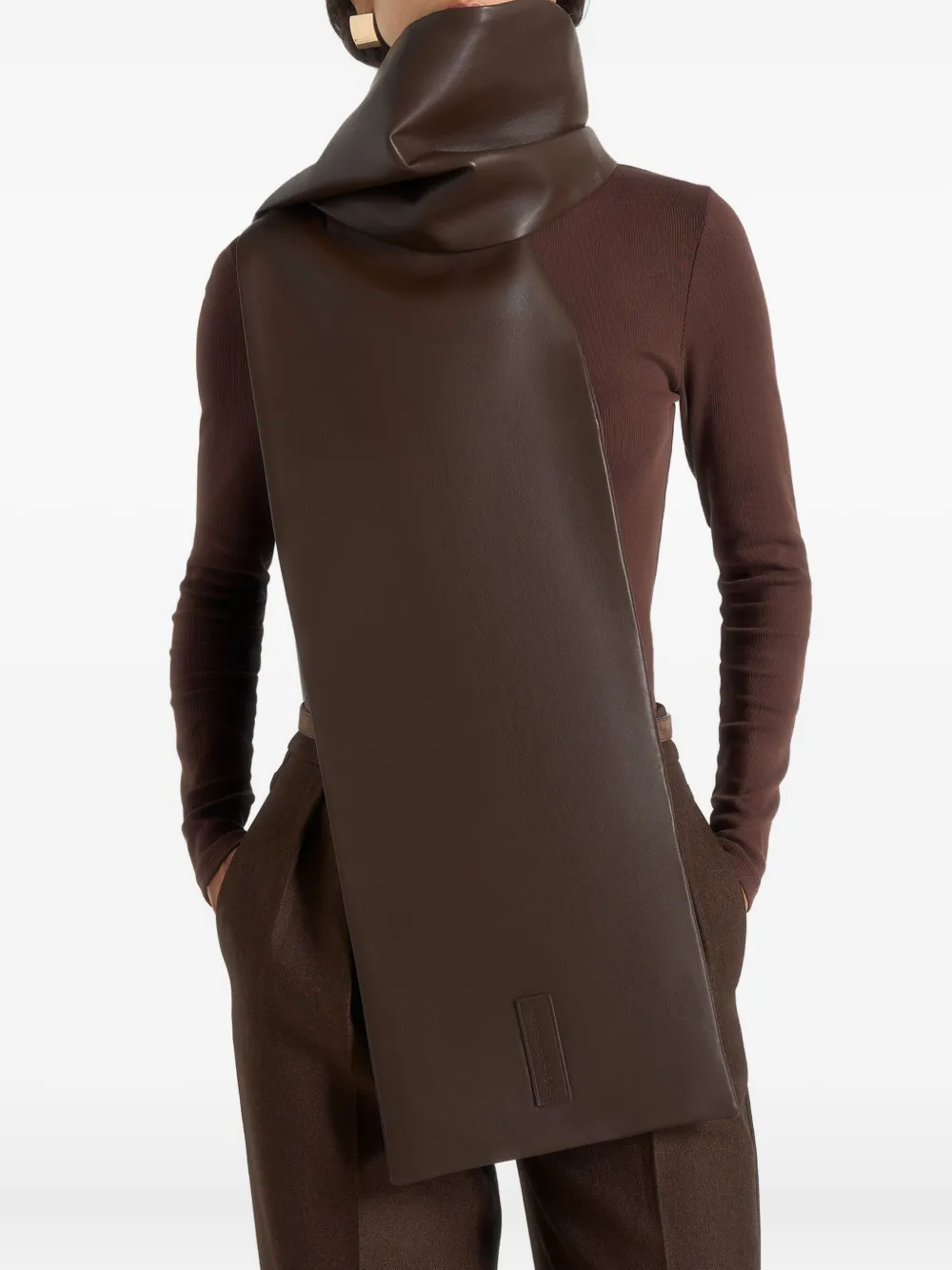 Manière De Voir Melia reversible Eiffel-patch scarf | Image 2