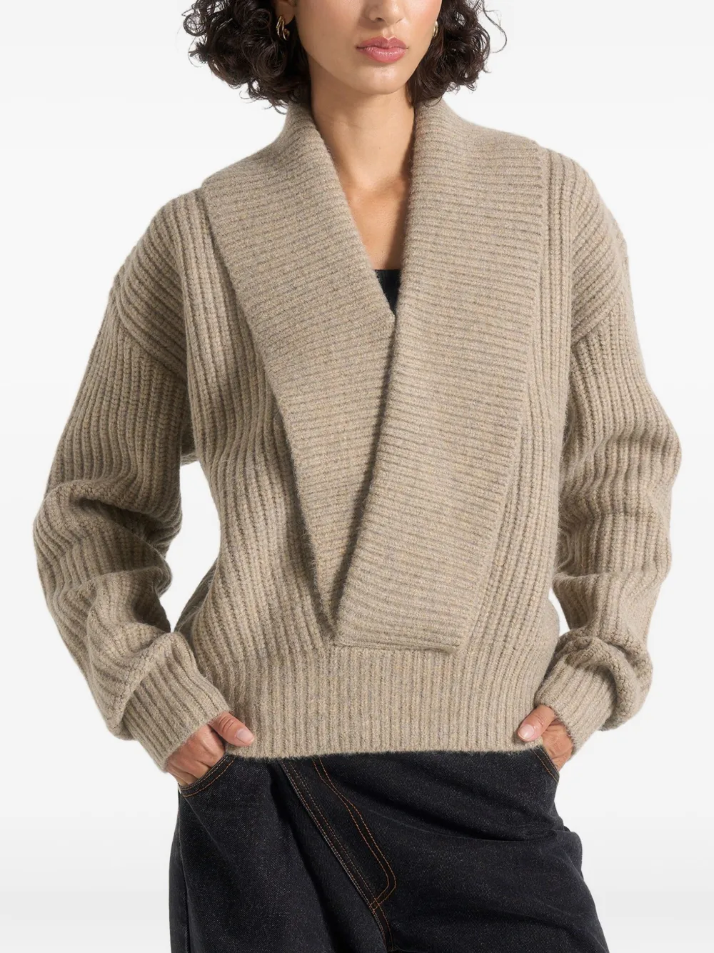 Manière De Voir Azra sweater | Neutrals | Image 1