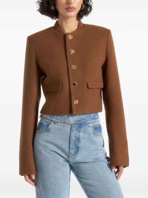 Manière De Voir Evana stand-collar button jacket