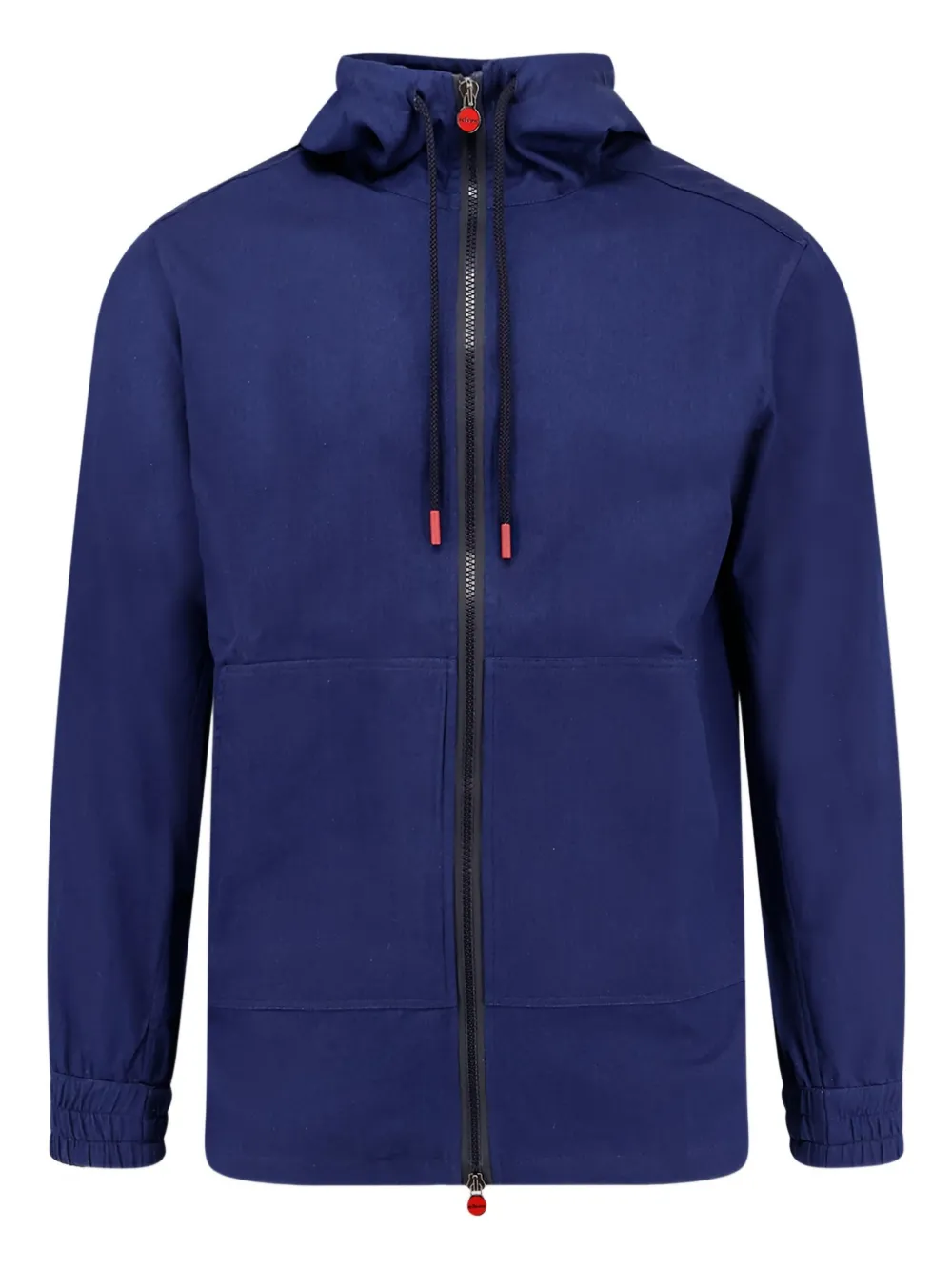 Kiton chamarra con capucha y cierre | azul | Image 1