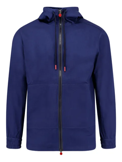 Kiton chamarra con capucha y cierre