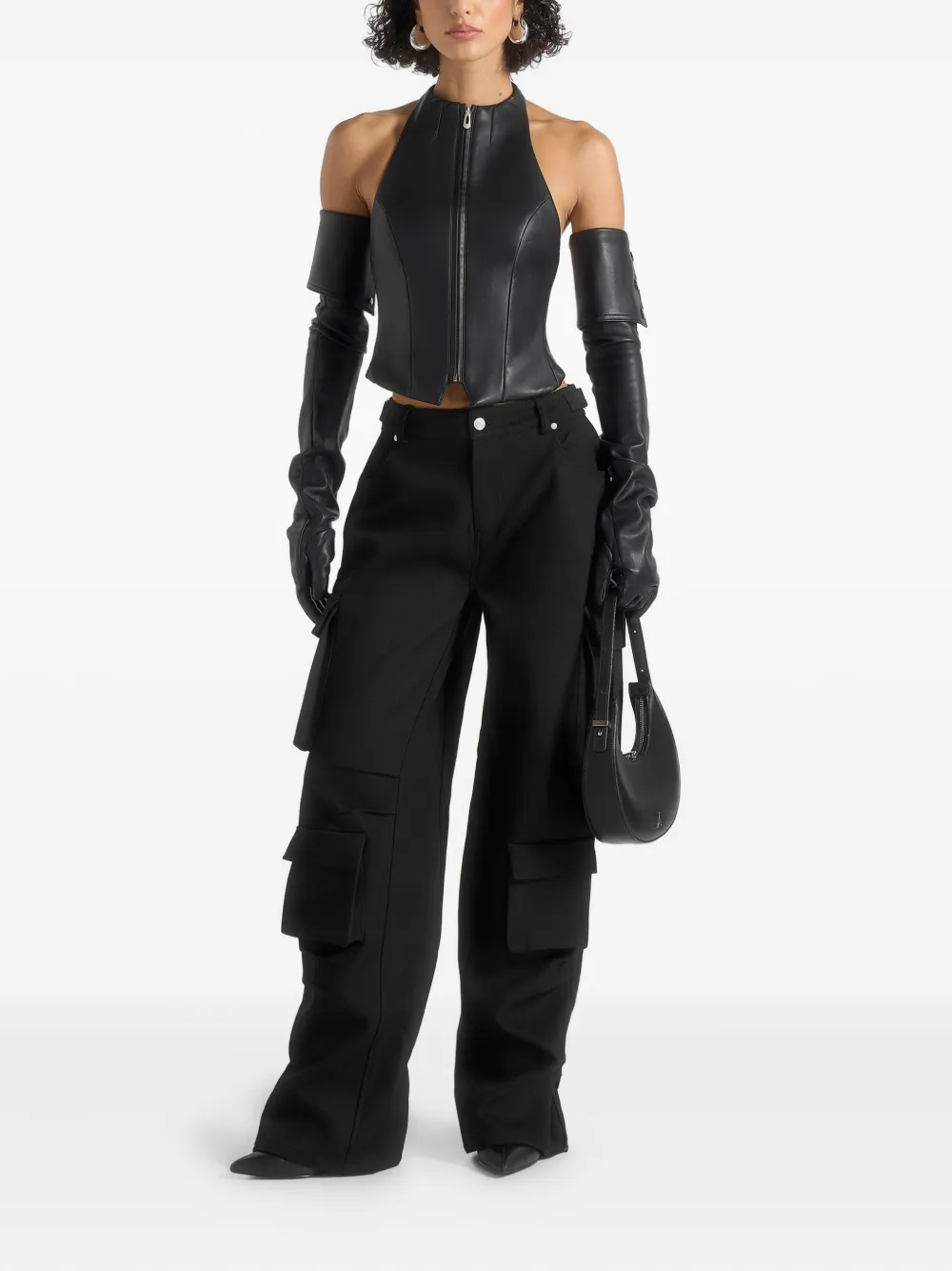 Manière De Voir Emilie flap-pocket trousers | Straight-Leg Pants | Image 2