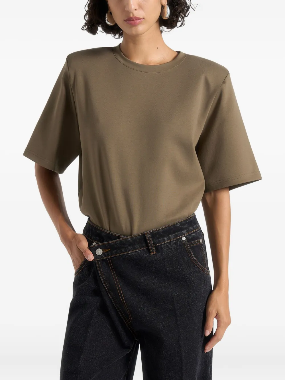 Manière De Voir Mia T-shirt In Brown