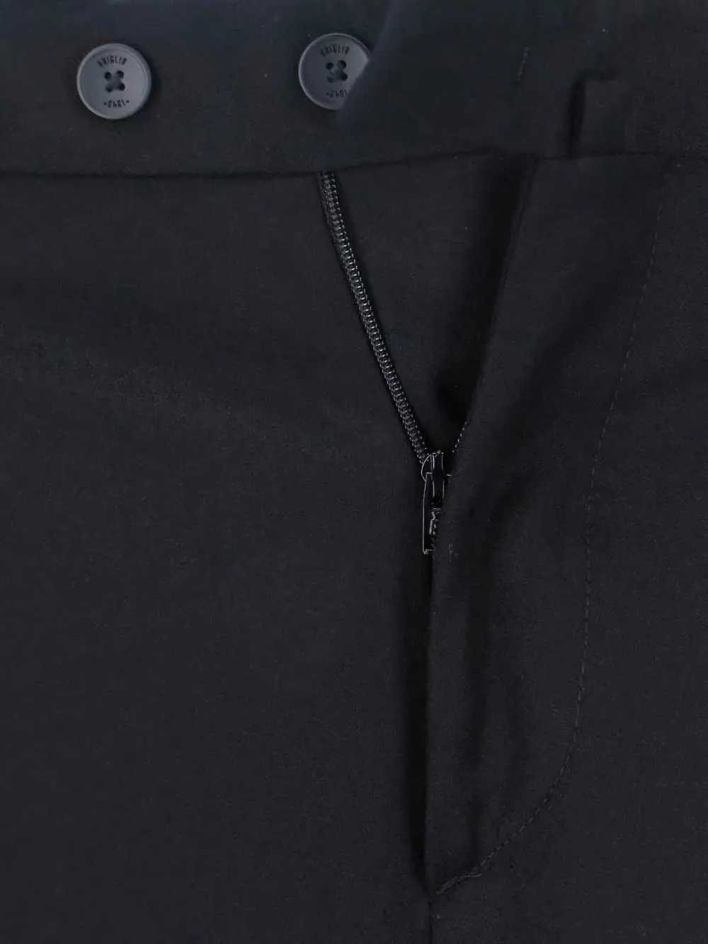 Briglia 1949 Broek met cuffs Zwart