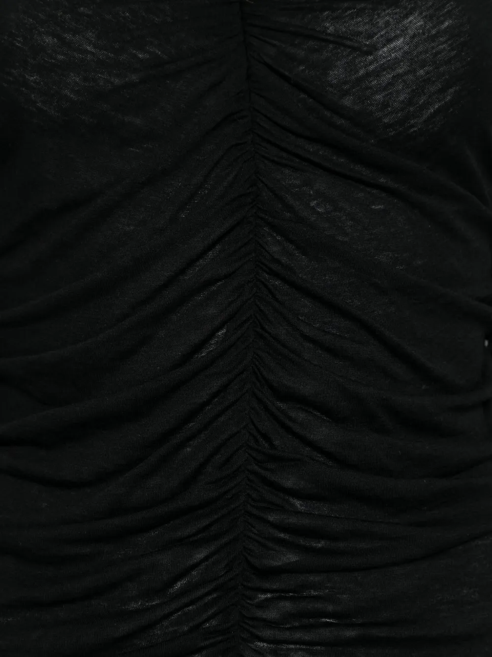 Liu •jo Ruched Blouse In Black