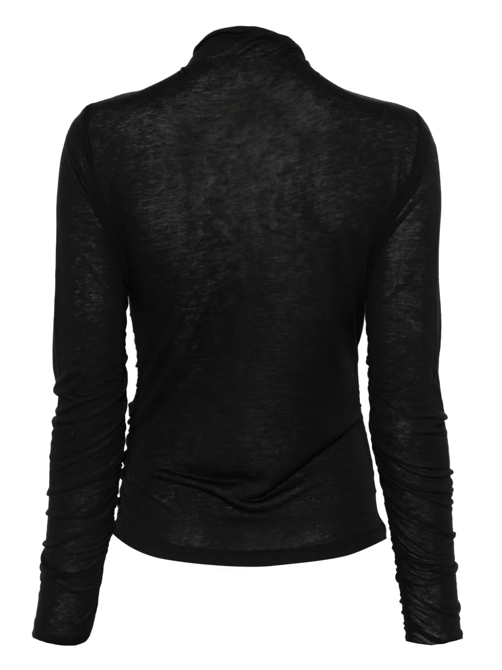 LIU JO Shirt met ruches - Zwart