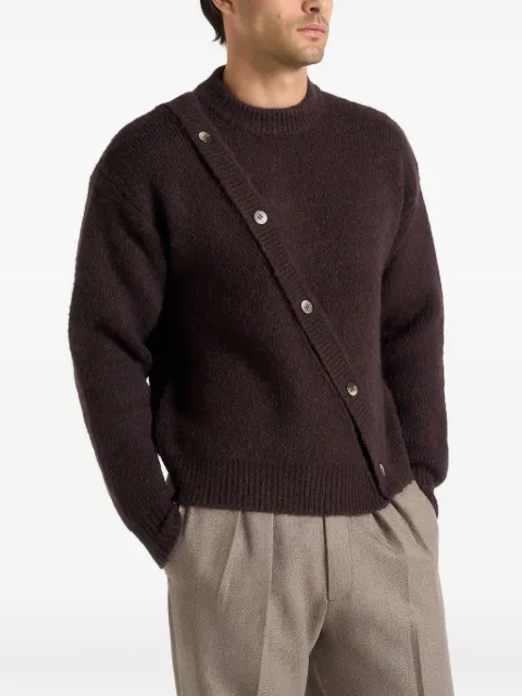 Manière De Voir pull asymétrique Theo à effet brossé