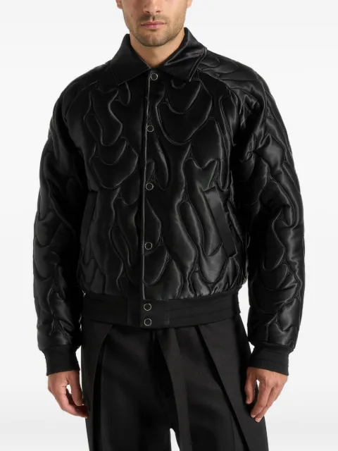 Manière De Voir Ugo quilted satin jacket