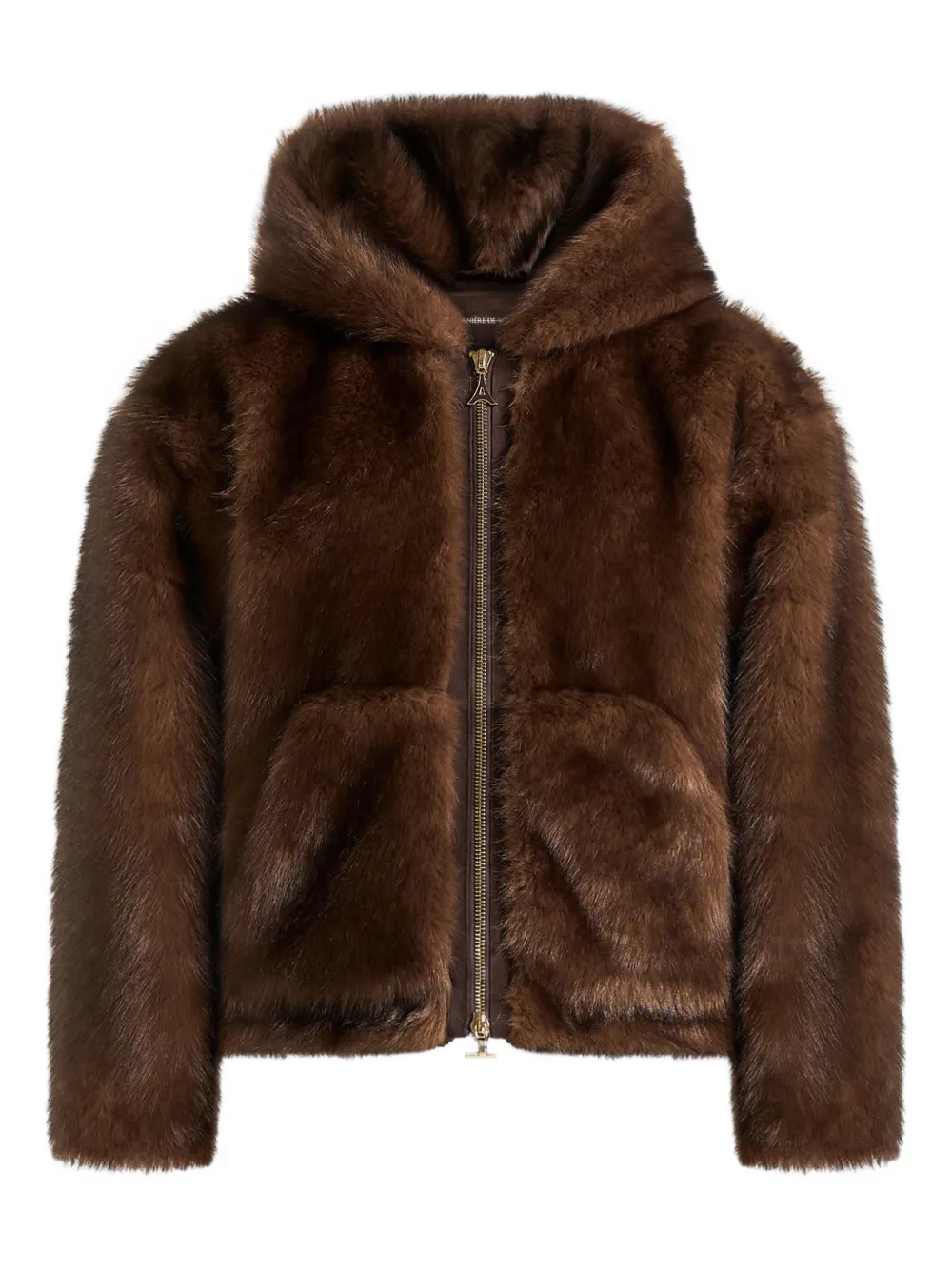 Manière De Voir Ryan faux-fur jacket - Braun