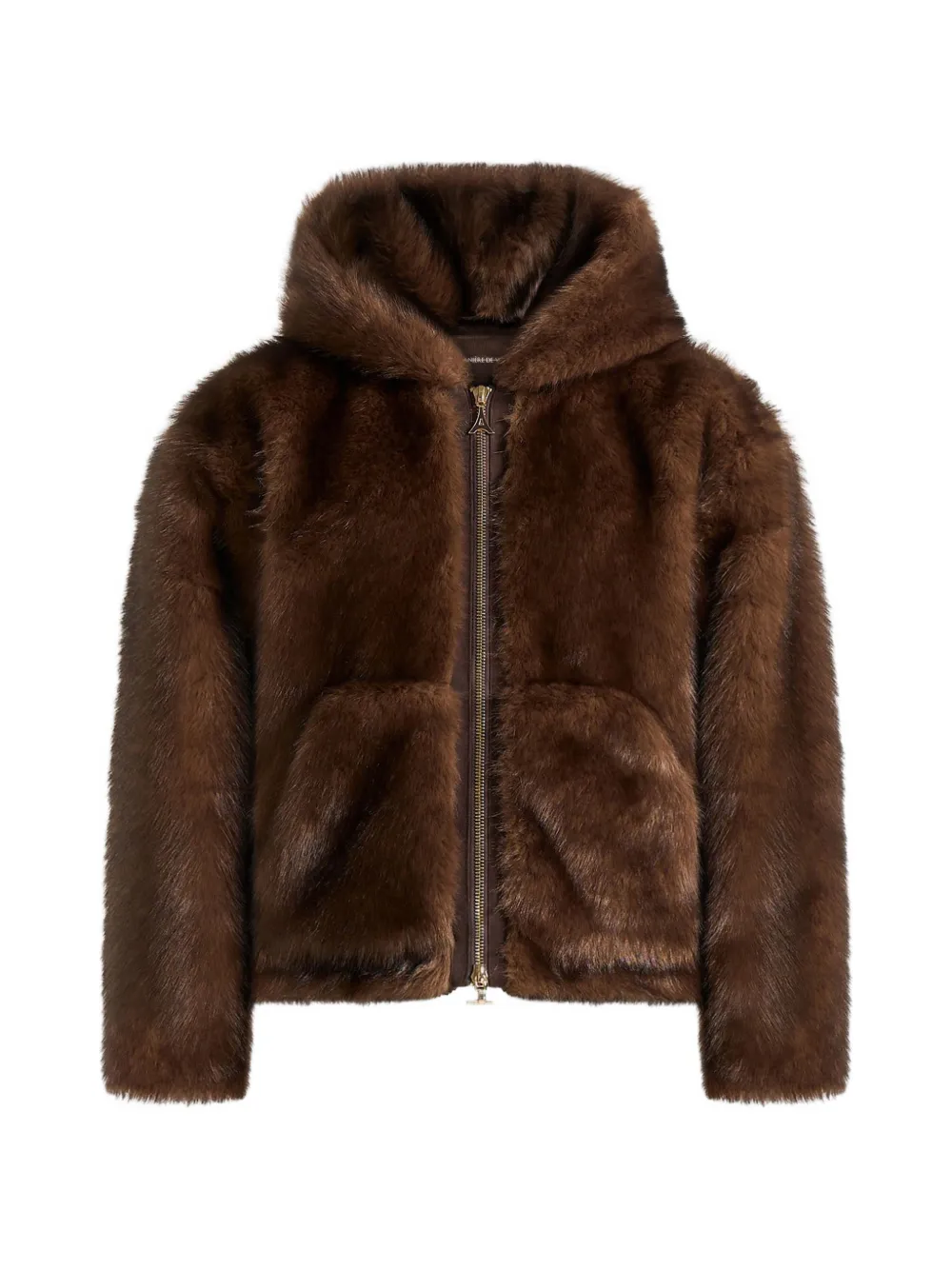 Manière De Voir Ryan faux-fur jacket - Marrone