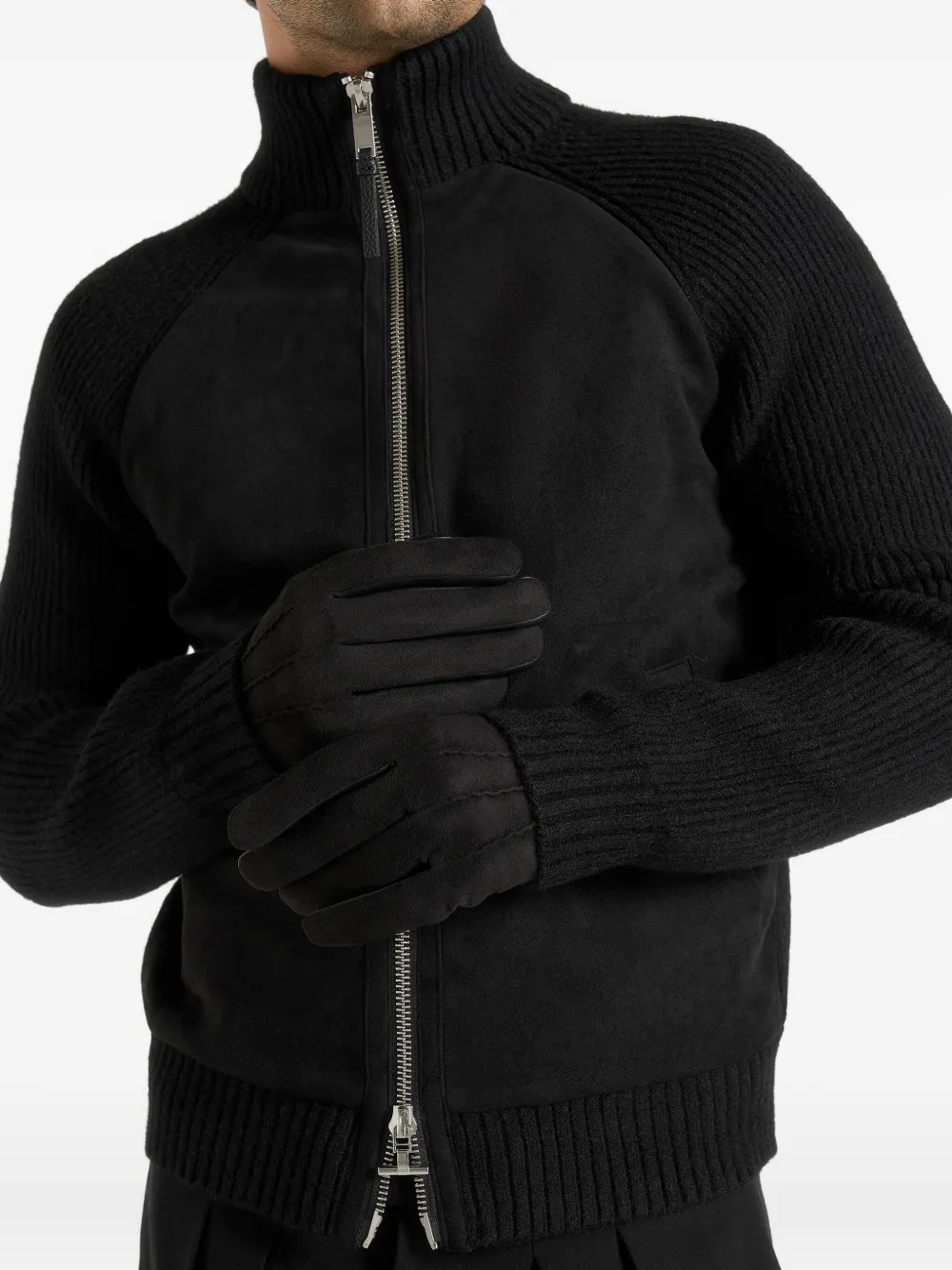 Manière De Voir Guanti Mario in pelle sintetica - Nero