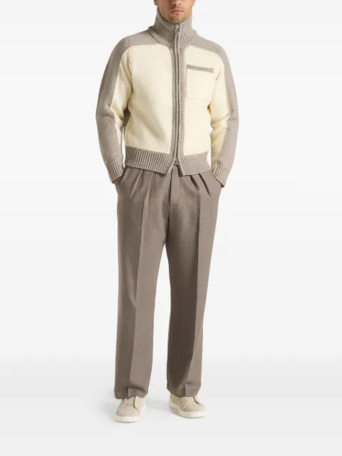 Manière De Voir René zip-up cardigan
