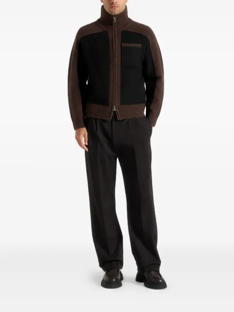 Manière De Voir René zip-up cardigan