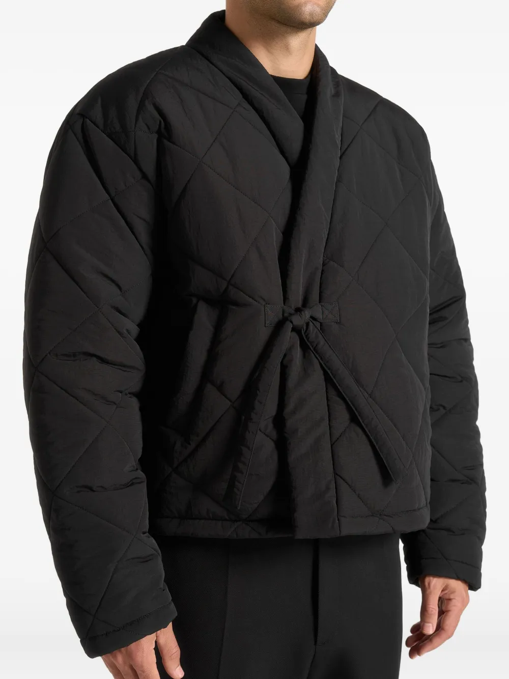 Manière De Voir Emil gewatteerd wikkeljack Zwart