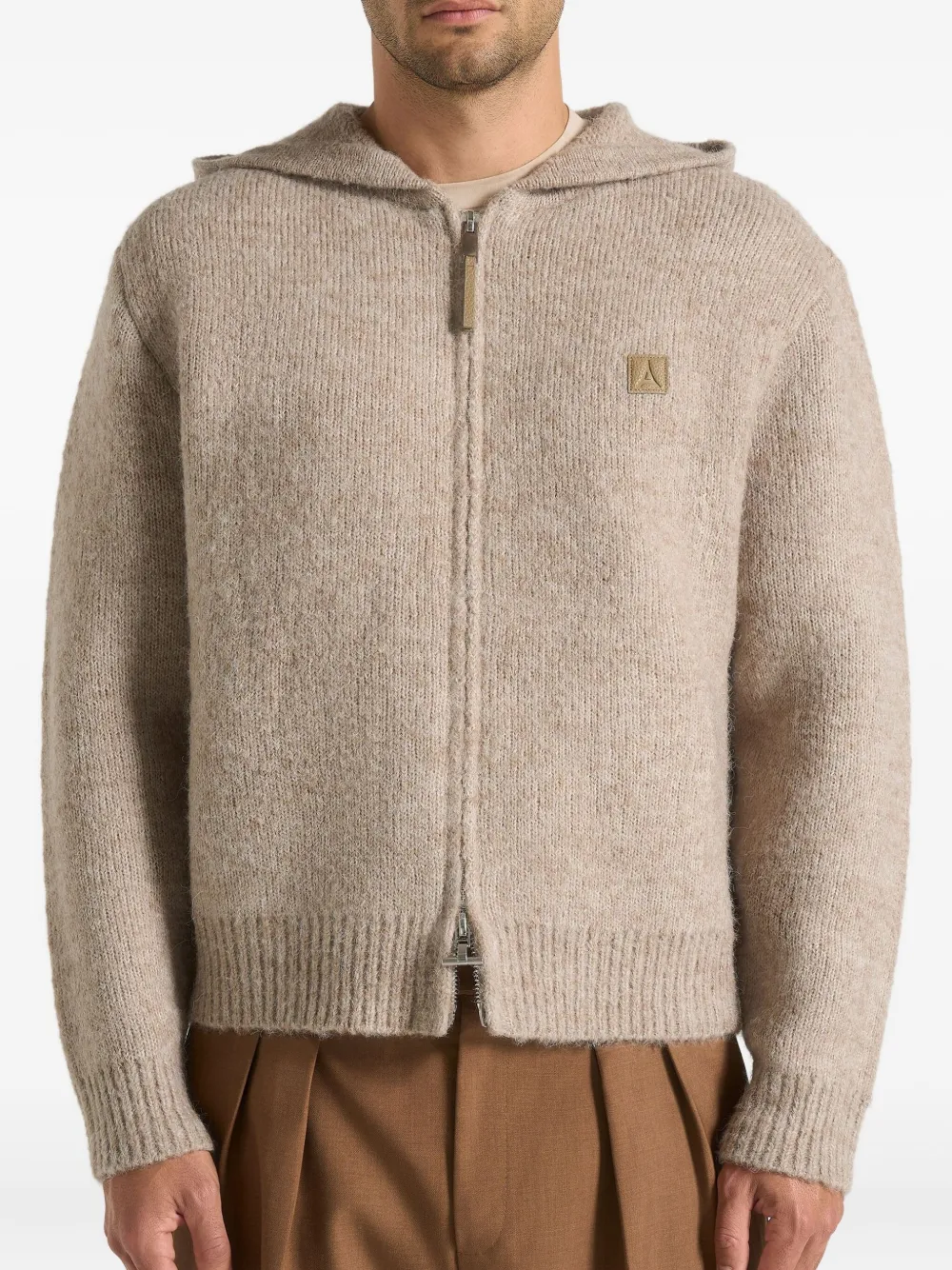 Manière De Voir Billie hooded jacket | Neutrals | Image 1