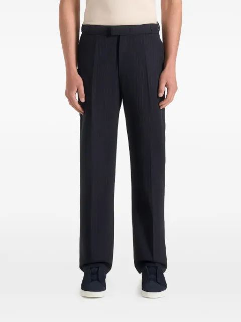 Manière De Voir pantalon de costume à coupe droite bleu Joseph à fines rayures