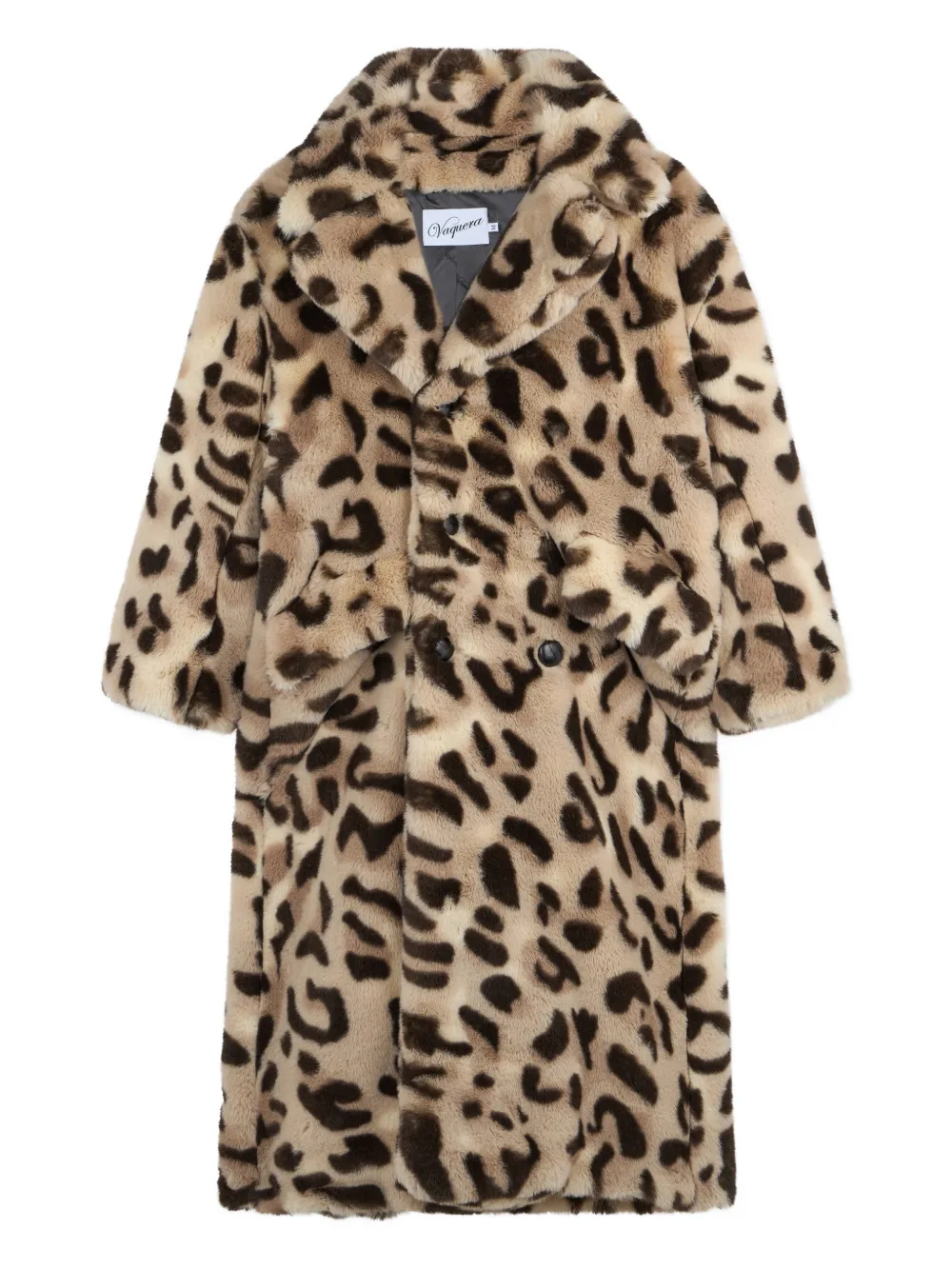 Vaquera animal-print coat | Neutrals | Image 1
