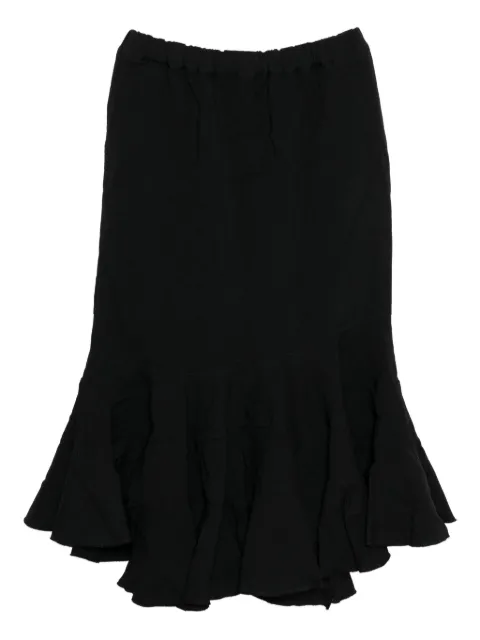 Comme Des Garçons Comme Des Garçons tiered fishtail skirt
