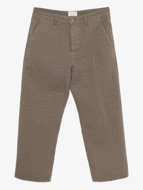 Craig Green pantalones capitonados con diseño circular