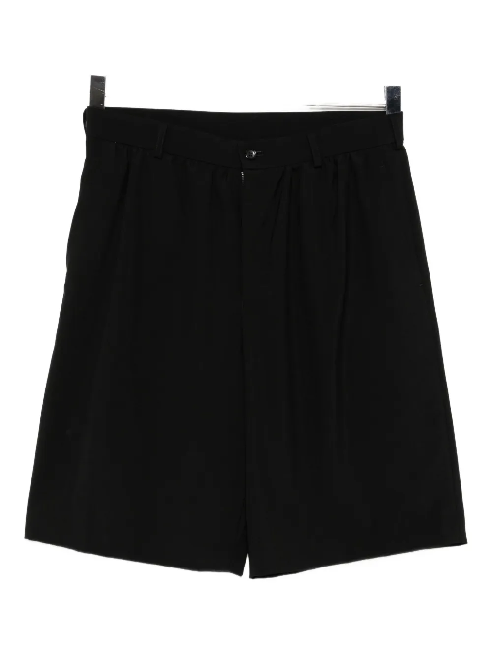 Comme Des Garcons Girl Wool Shorts In Black