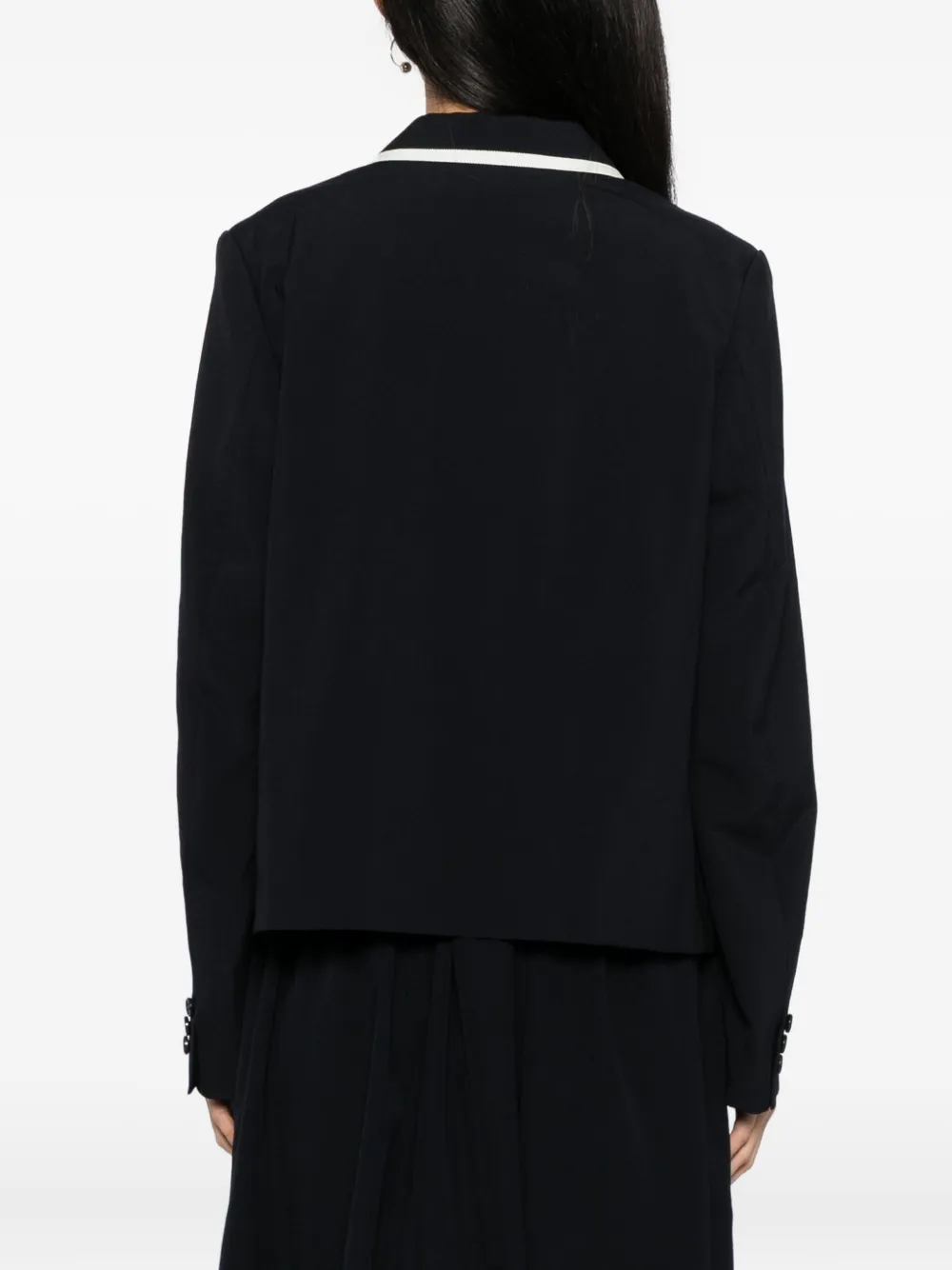 Comme Des Garçons Girl Wollen jack Blauw