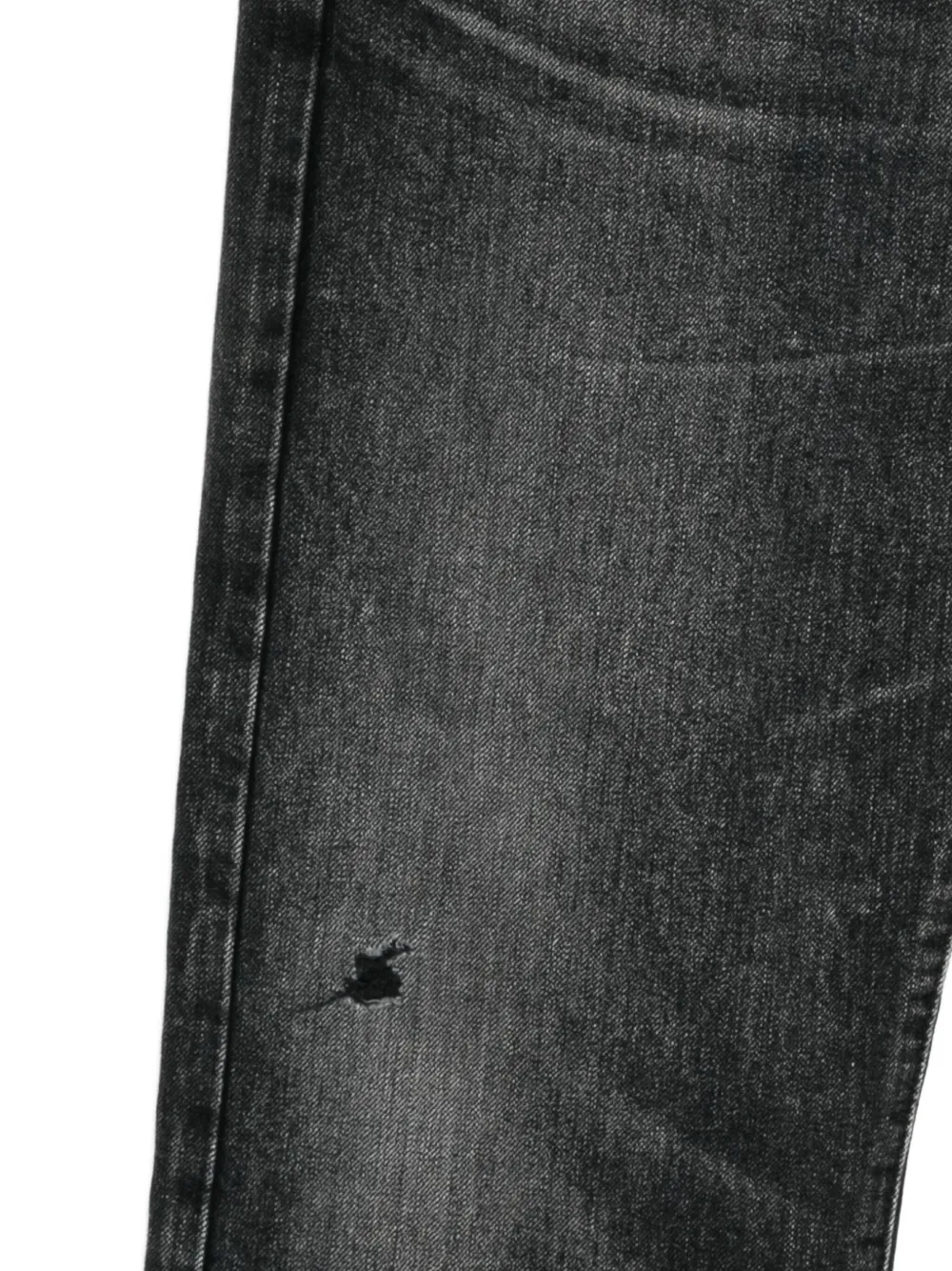 Junya Watanabe MAN Gerafelde jeans Grijs