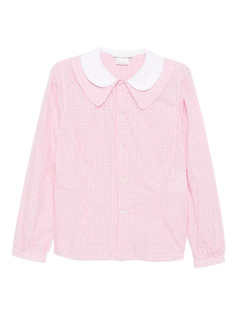 Comme Des Garçons Girl camisa con doble cuello