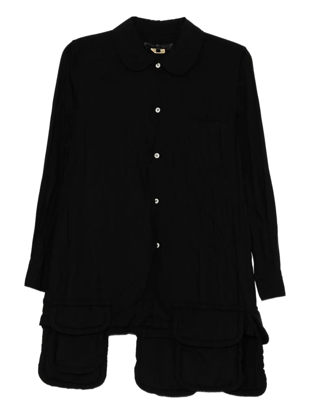 Comme Des Garçons Comme Des Garçons crease-effect blouses - Nero