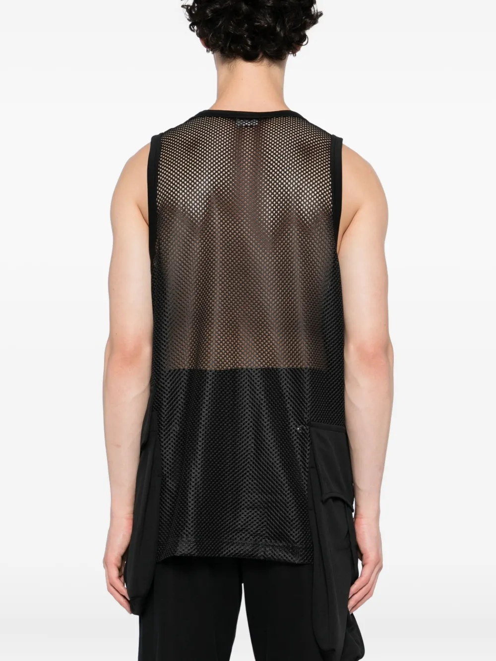 Comme des Garçons Homme Plus Asymmetrische spencer Zwart