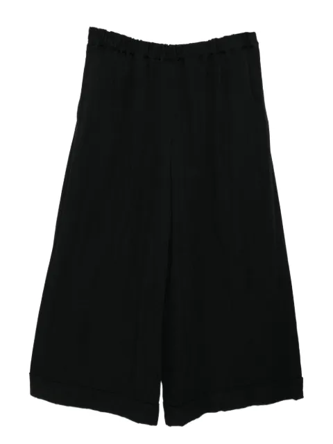 Comme Des Garçons Comme Des Garçons cuffed wide-leg trousers