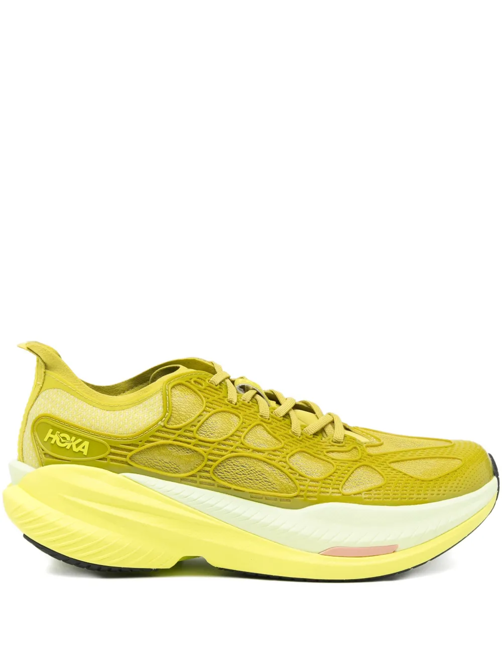 HOKA Mach x Caged sneakers - イエロー HOKA Mach x Caged sneakers - イエロー