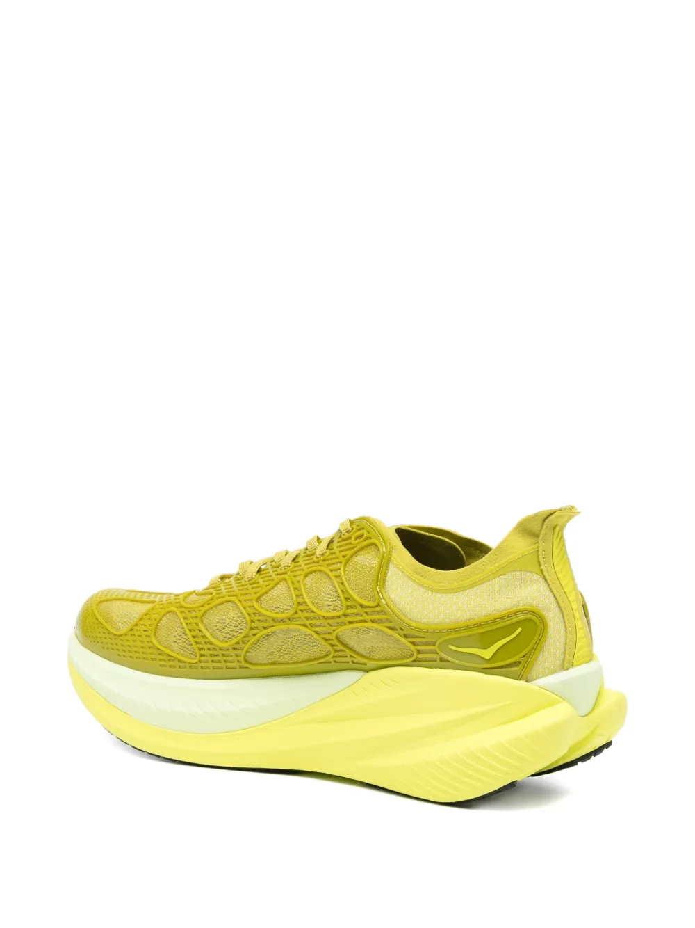HOKA Mach x Caged sneakers Geel
