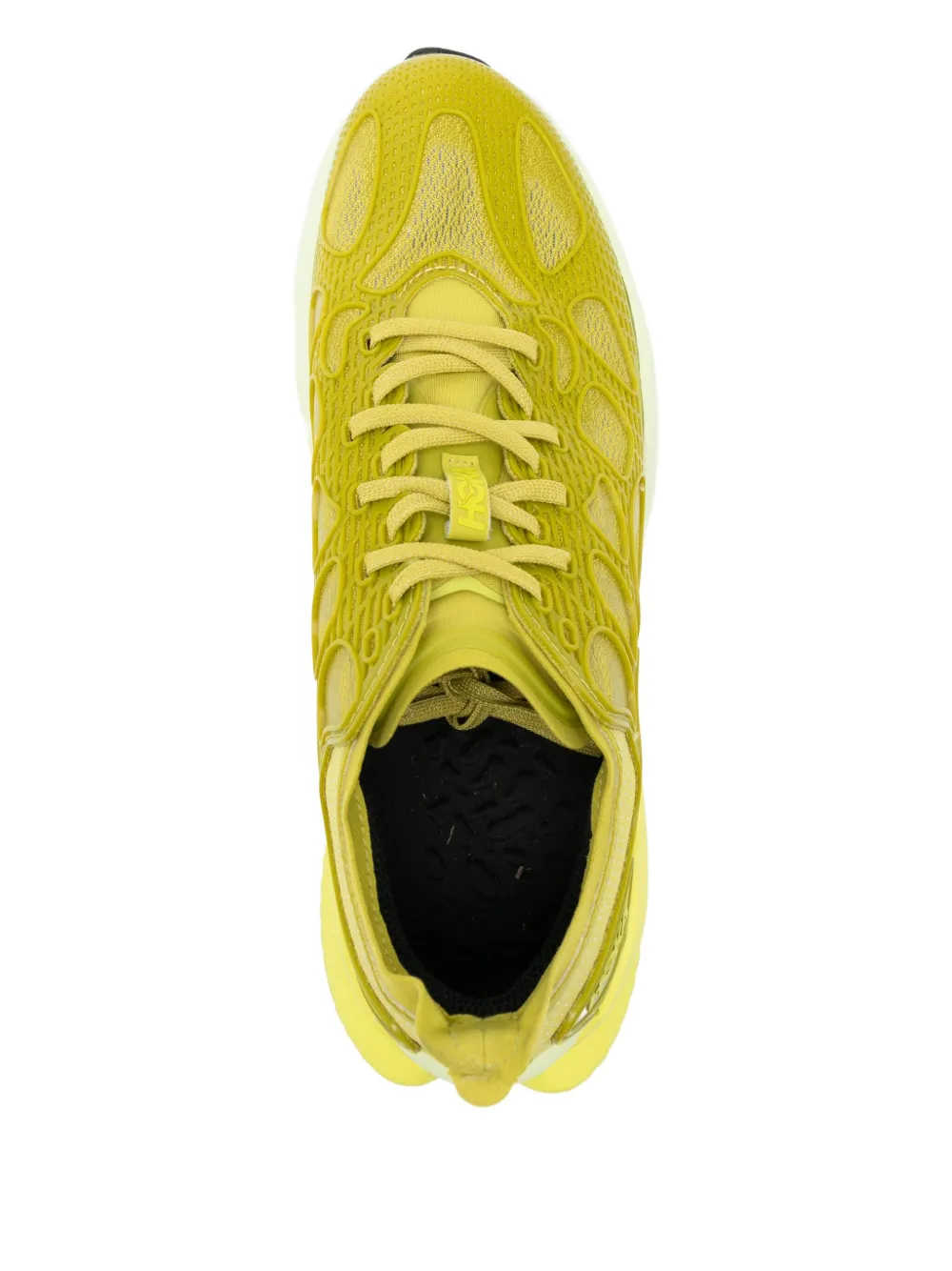 HOKA Mach x Caged sneakers Geel