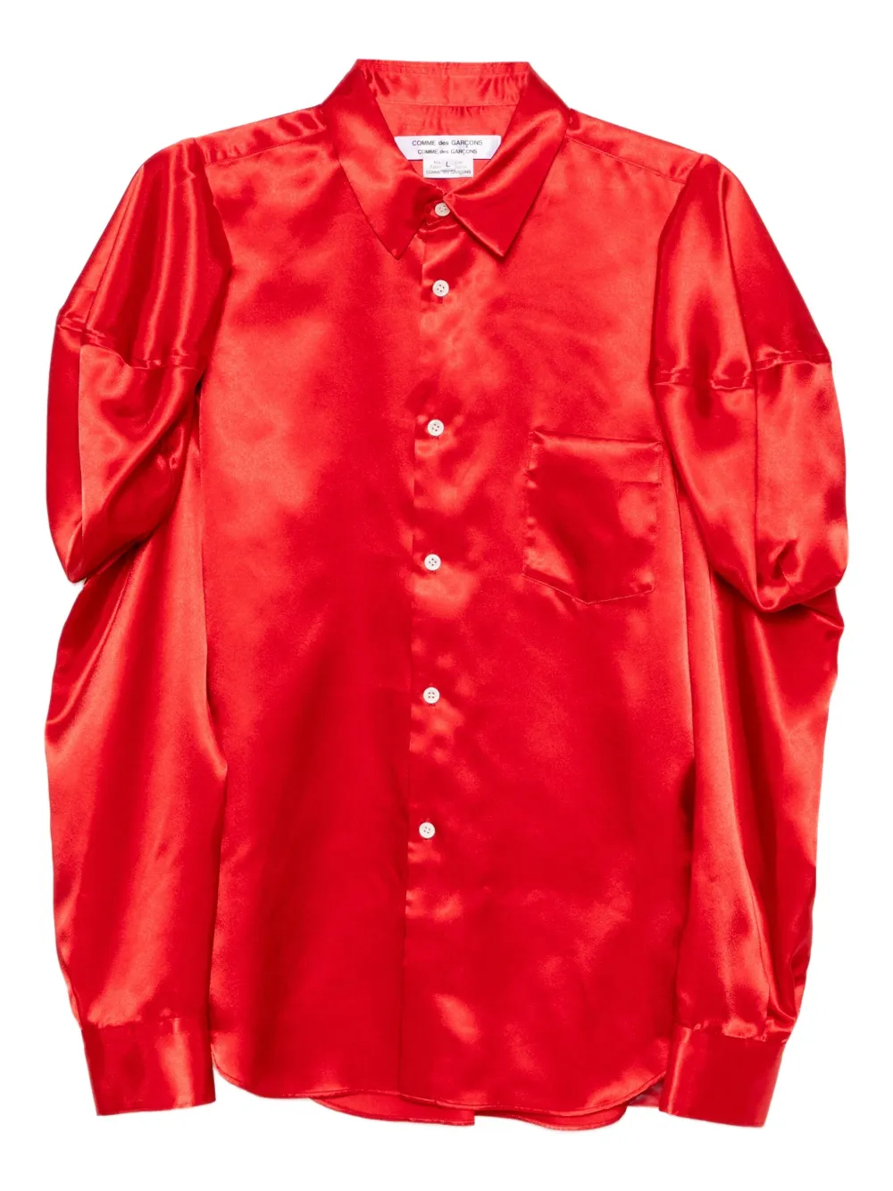 Comme Des Garçons Comme Des Garçons button-up blouses - Rot