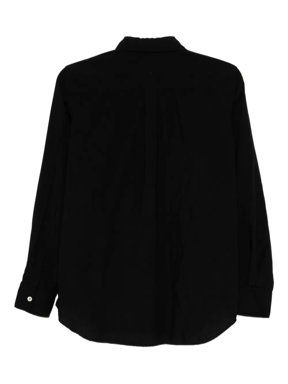 Comme Des Garçons Comme Des Garçons Blouse met roosdetail - Zwart