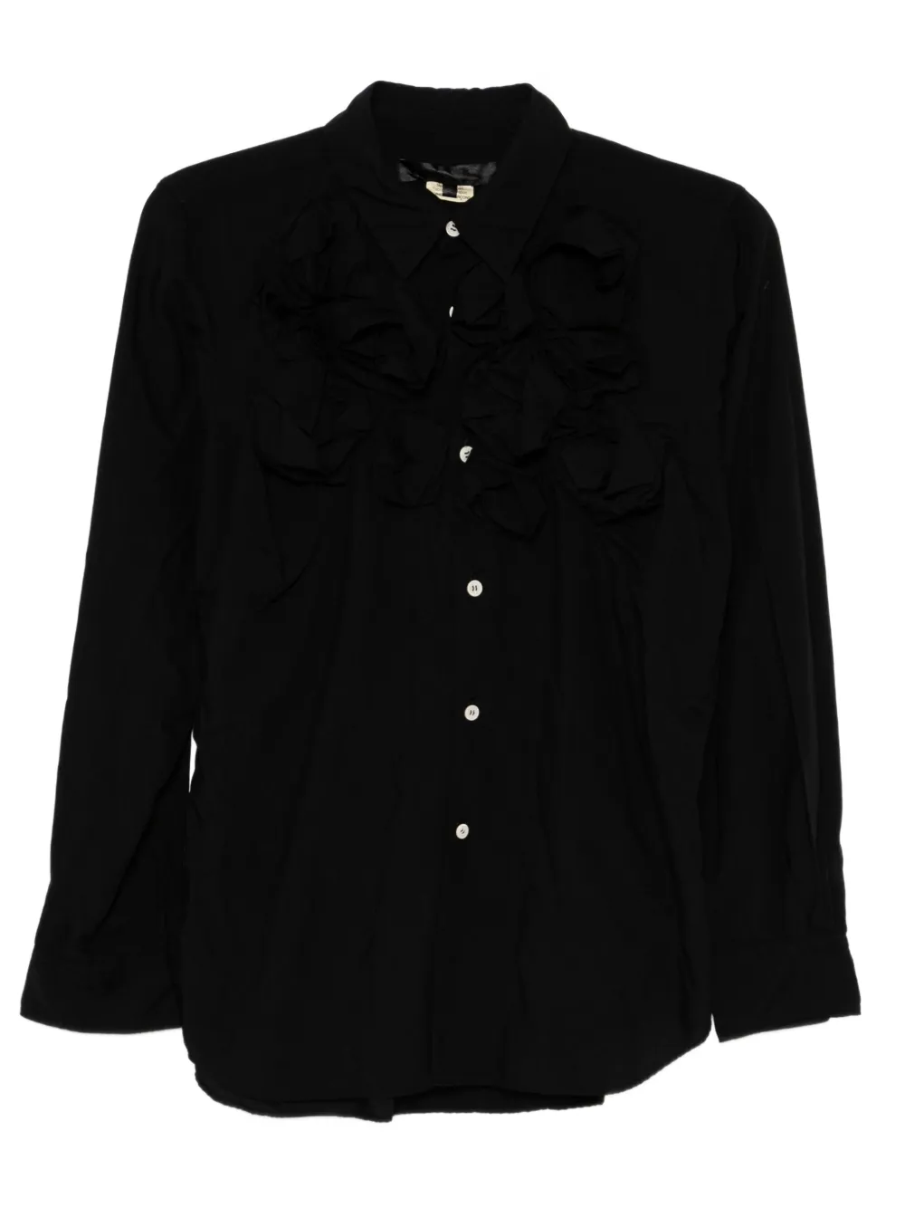 Comme Des Garçons Comme Des Garçons rose detail blouses - Nero