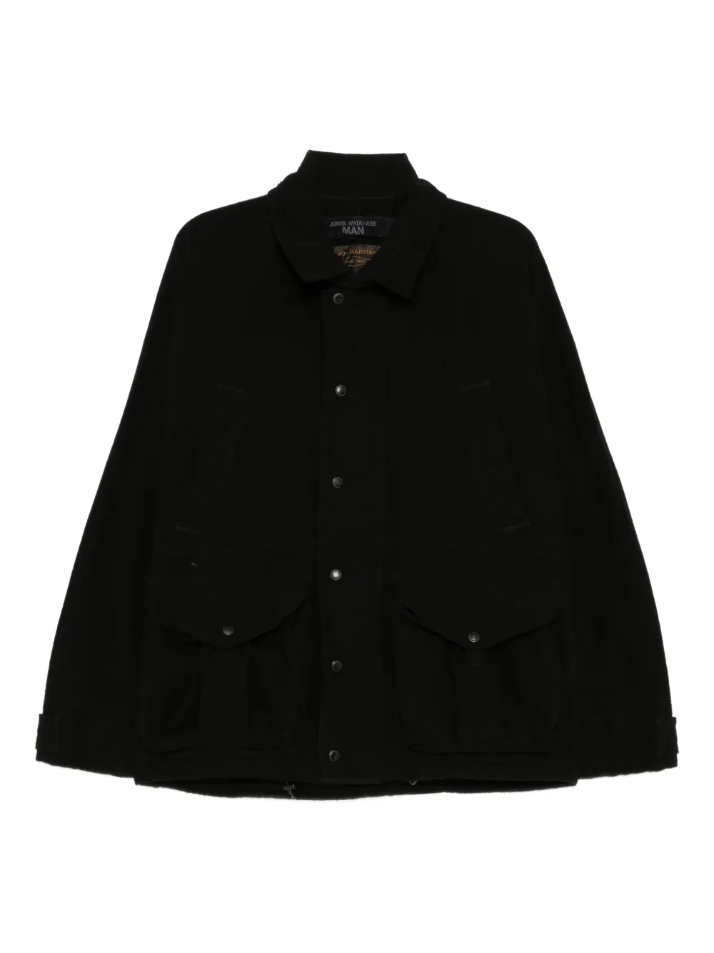 Junya Watanabe MAN button-up jacket | Black | Image 1