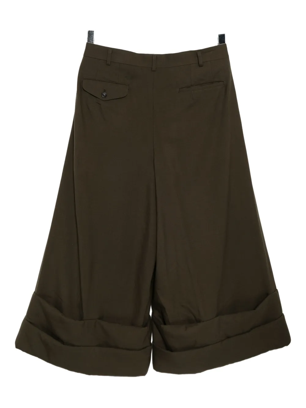 Comme des Garçons Homme Plus pleated trousers - Groen
