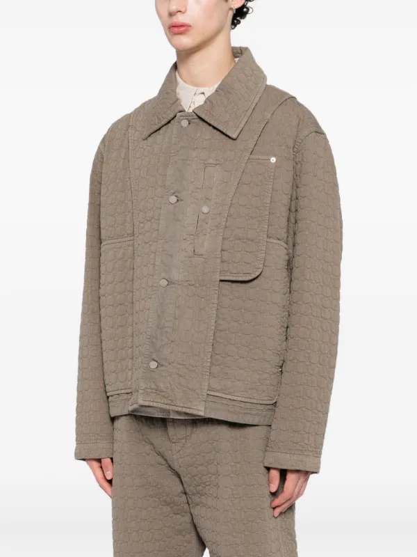 Craig Green circle-quilted Jacket | Brown | FARFETCH