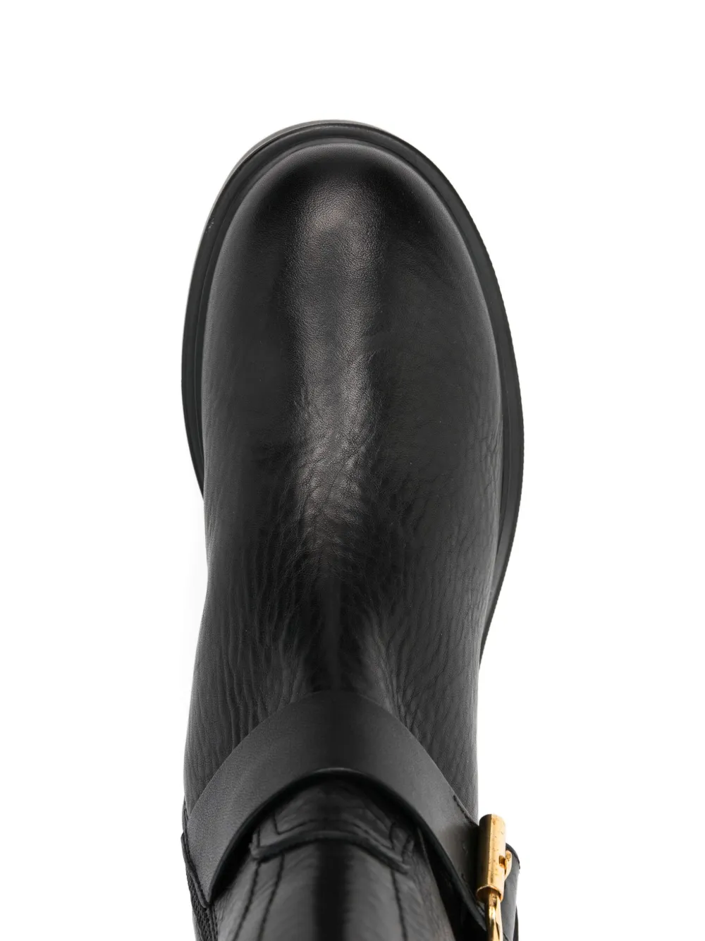 Agl Attilio Giusti Leombruni Loren Buckle Strap 30 Boot In Black