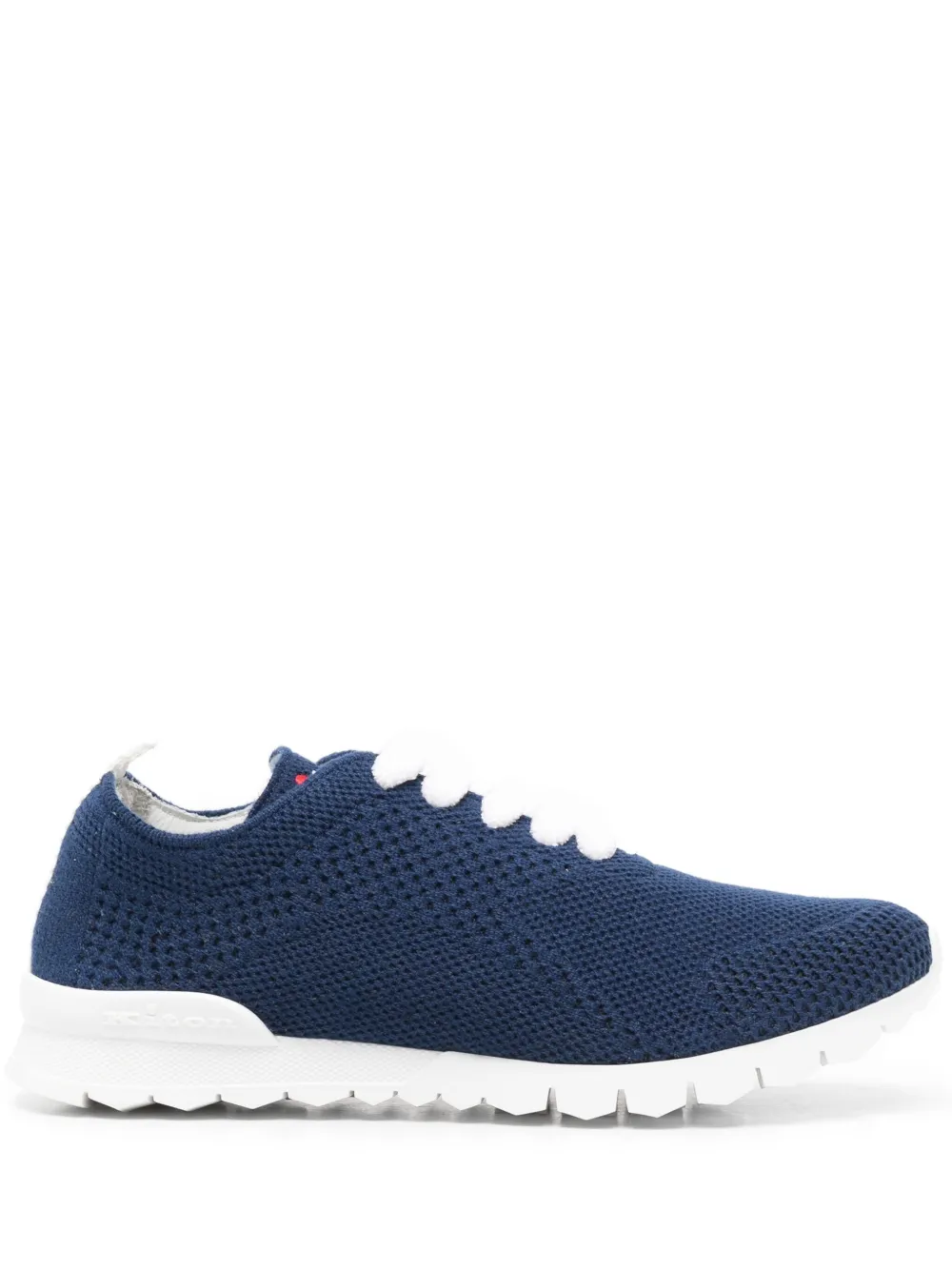 Kiton Fits Knitted Sneakers In Blue