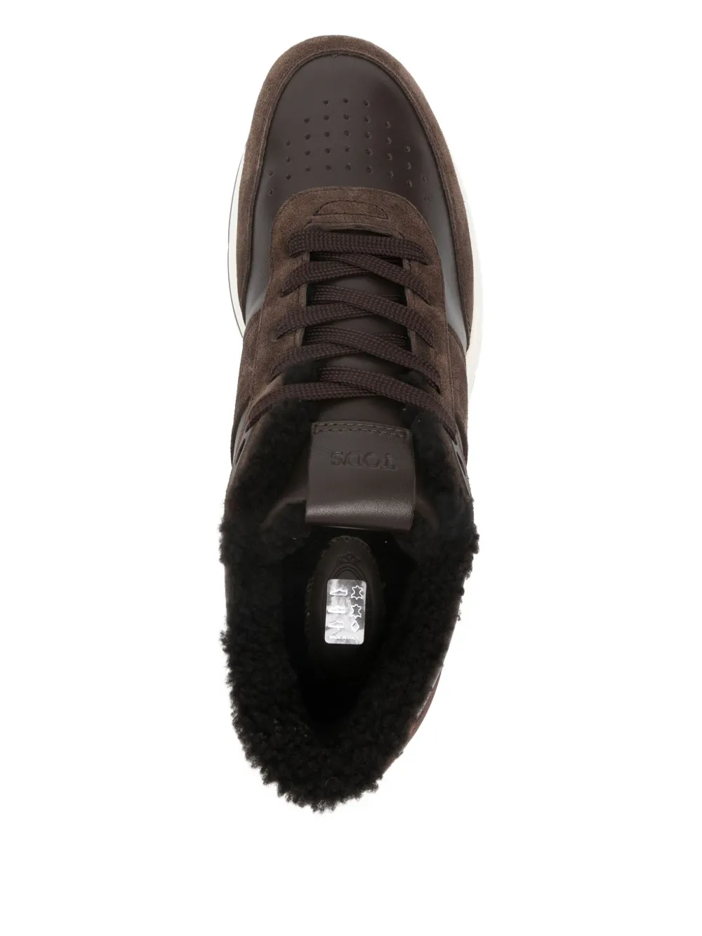 Tod's Lammy sneakers met vlakken Bruin